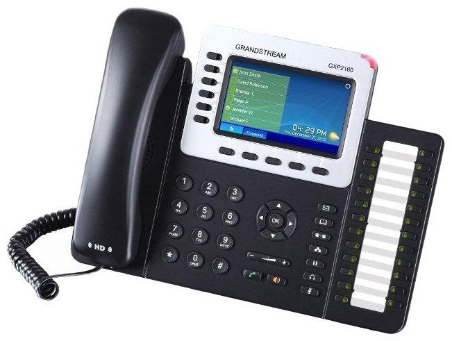 IP-телефон Grandstream GXP2160 черный - ForteMarket IP-телефон Grandstream GXP2160 черный купить,0