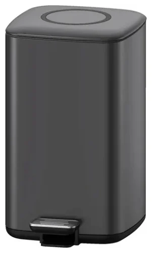 Педальное ведро WeltWasser WW WALLY TG 12L 40.5x32.6x24см серый матовый купить,NaN