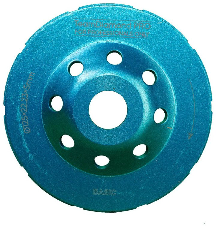TeamDiamondPro Алмазная чашка 601255 125x22.23 мм 1 шт купить,NaN