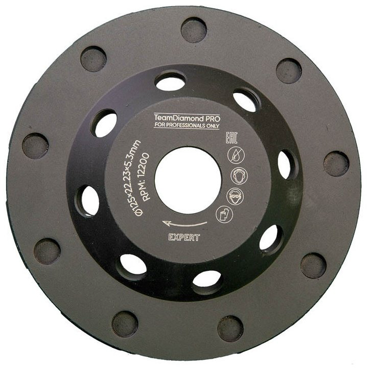 TeamDiamondPro алмазная чашка 601259 125x22.23 мм 1 шт купить,NaN