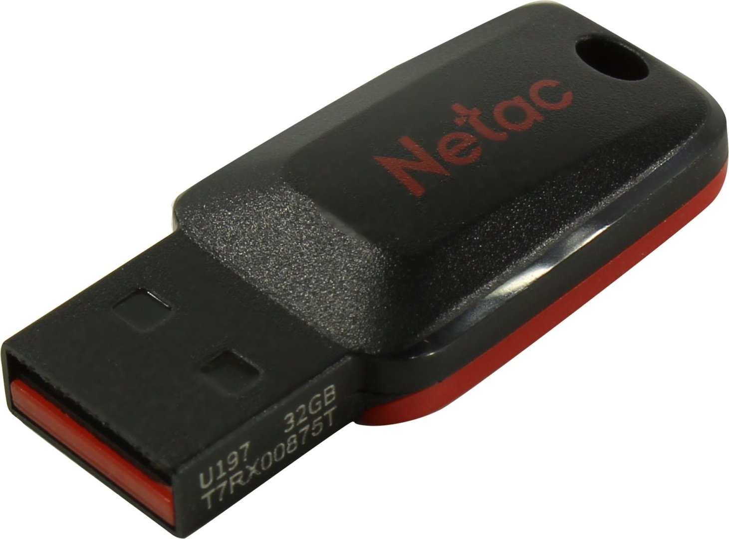 Netac U197 32GB черный-красный