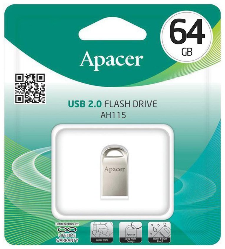 USB Flash карта Apacer AH115 64 Гб купить,0