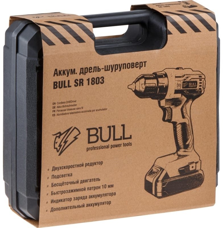 Bull дрель-шуруповерт SR 1803 0329105 18 В купить,0