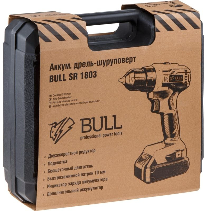 Bull дрель-шуруповерт SR 1803 0329105 18 В купить,NaN