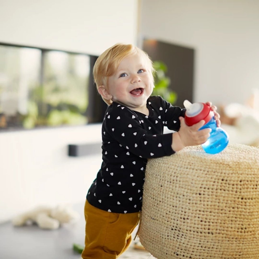 Philips Avent поильник-непроливайка, 300 мл, пластик/силикон, синий - ForteMarket Philips Avent поильник-непроливайка, 300 мл, пластик/силикон, синий купить,0