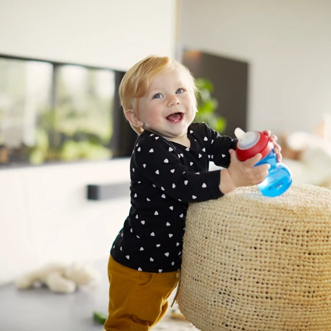 Philips Avent поильник-непроливайка, 300 мл, пластик/силикон, синий купить,NaN