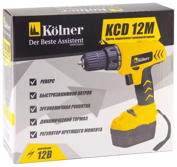 Kolner дрель-шуруповерт KCD 12M купить,0