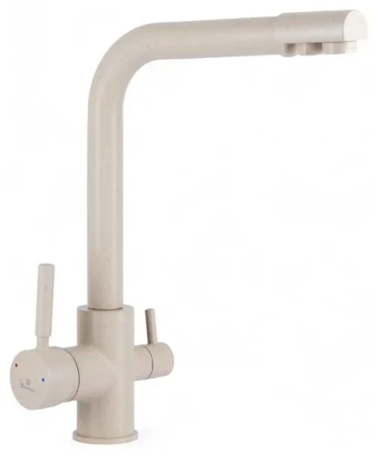 Смеситель Diadonna D49-19044SM бежевый гранит купить,58600