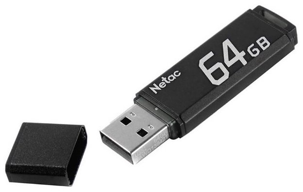 USB Flash карта Netac NT03U351N-064G-30BK 64 Гб