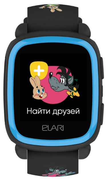 Смарт часы Elari Kidphone Ну погоди Black купить,NaN