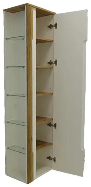 Шкаф-пенал Lindis Сардиния 45x45x150см белый   купить,215500