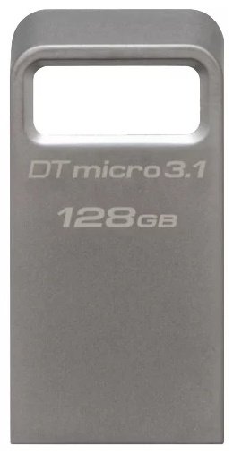 Kingston DataTraveler Micro 3.1 128GB серебристый