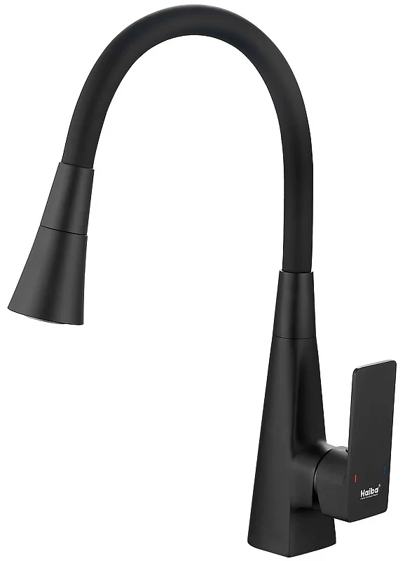 Смеситель Haiba HB73823-7 черный купить,30010