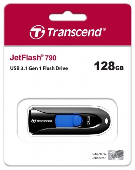 Transcend TS128GJF790K 128Gb черный купить,0