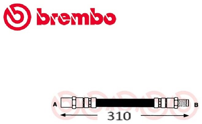 Brembo T50004 задний левый, правый