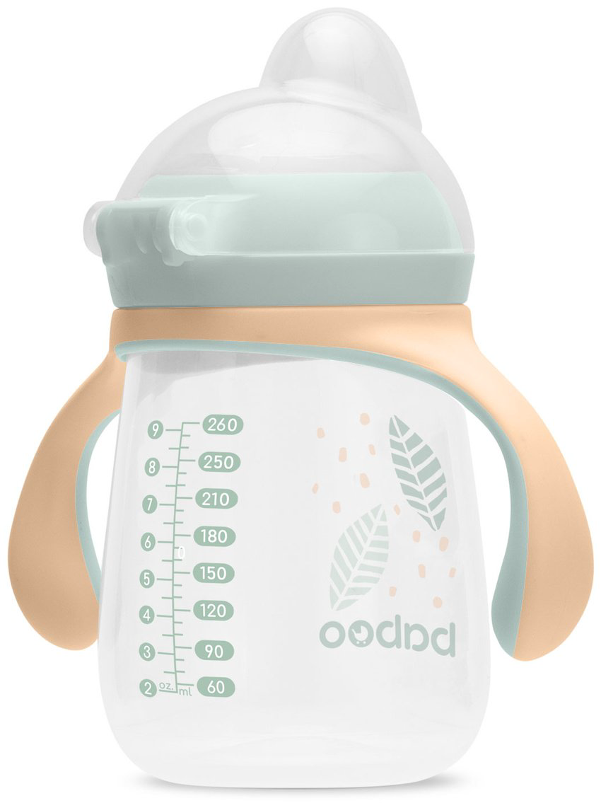 Поильник-непроливайка Baboo Peachy Keen 8-024, 260 мл, пластик/силикон купить,NaN