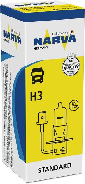 NARVA 48700 галогенная H3, 1 шт купить,0