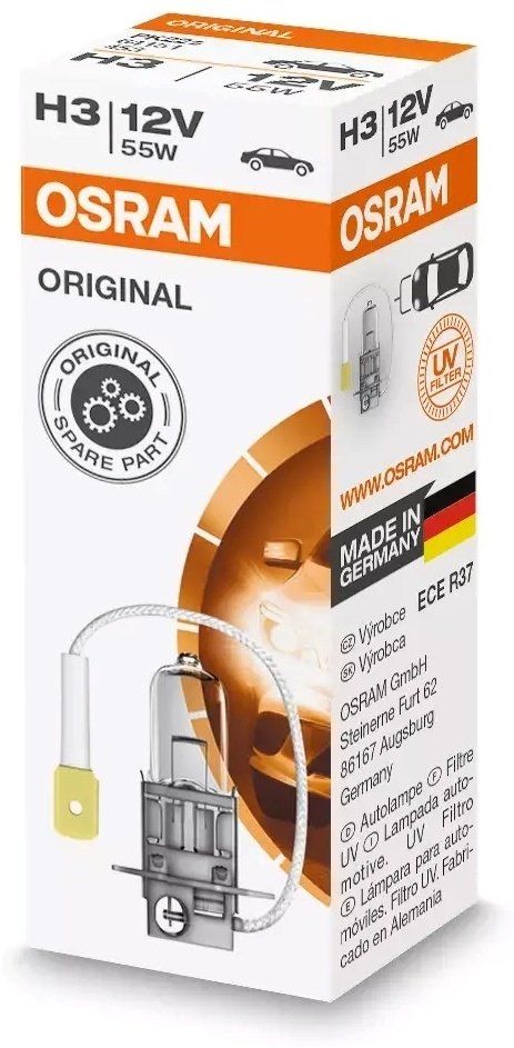 Osram 64151 галогенная H3, 1 шт