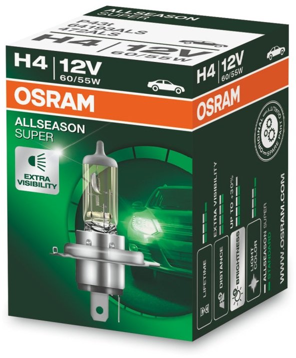 Автолампа Osram 64193ALS галогенная, 1 шт