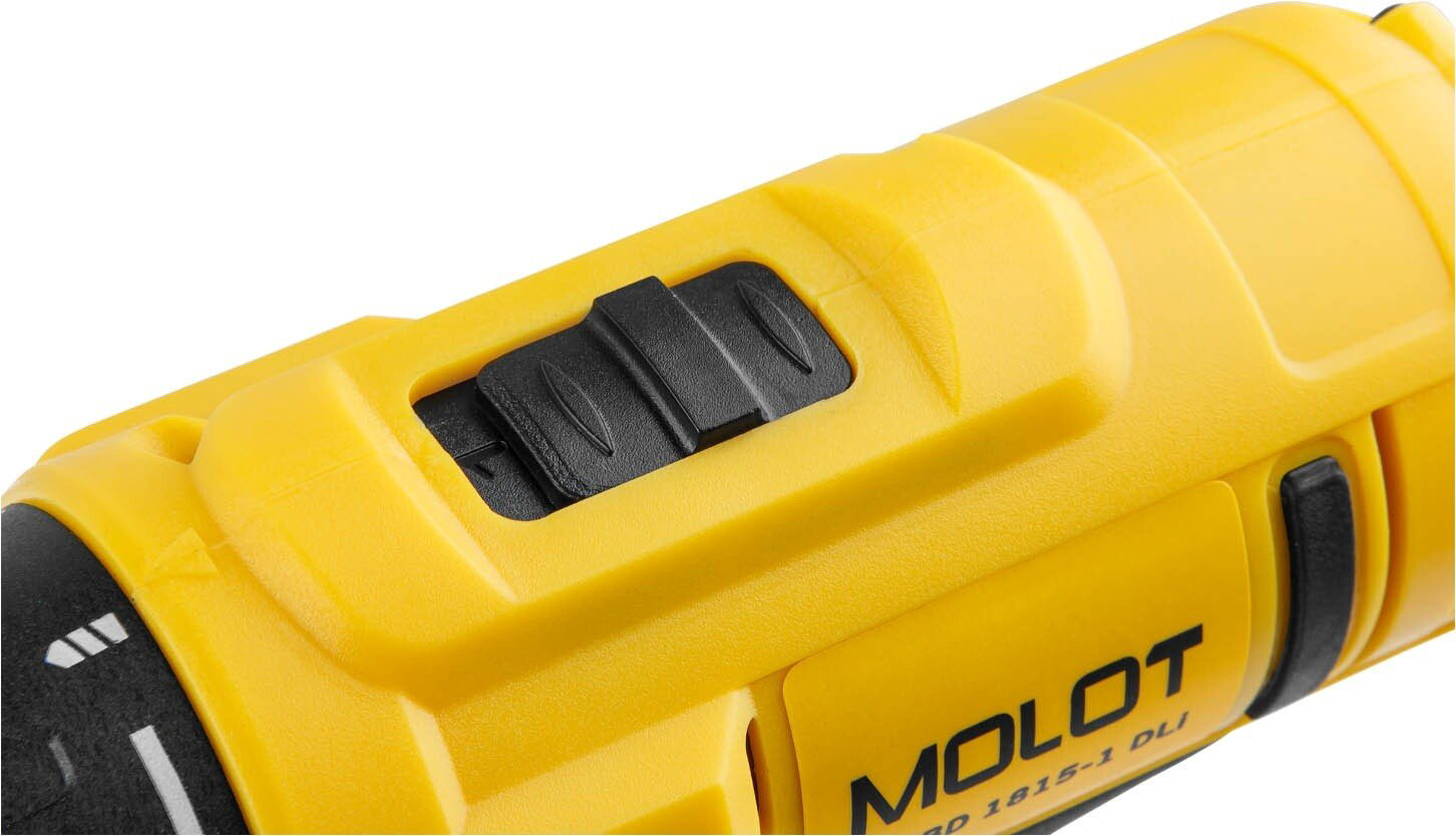 MOLOT дрель-шуруповерт MBD 1815-1 DLi 0329136 18 В купить,NaN