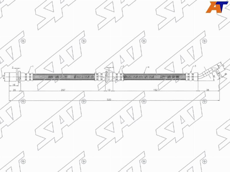 SAT ST26550FA040 передний правый купить,NaN