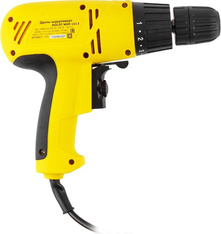 MOLOT дрель-шуруповерт MDR 1013 (MDR10130019) купить,0