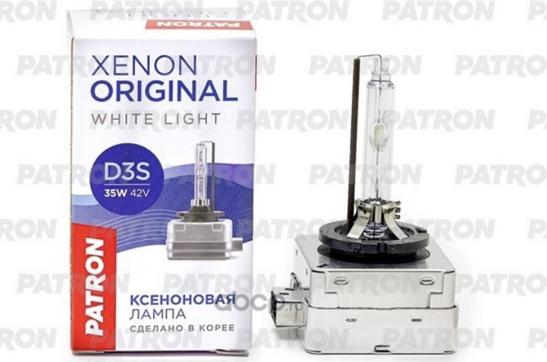 PATRON PLX-D3S5000 Лампа газоразрядная ксеноновая D3S, 1 шт