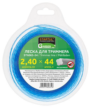 Startul леска сечение бесшумная GARDEN (ST6063-24) 1 шт купить,NaN