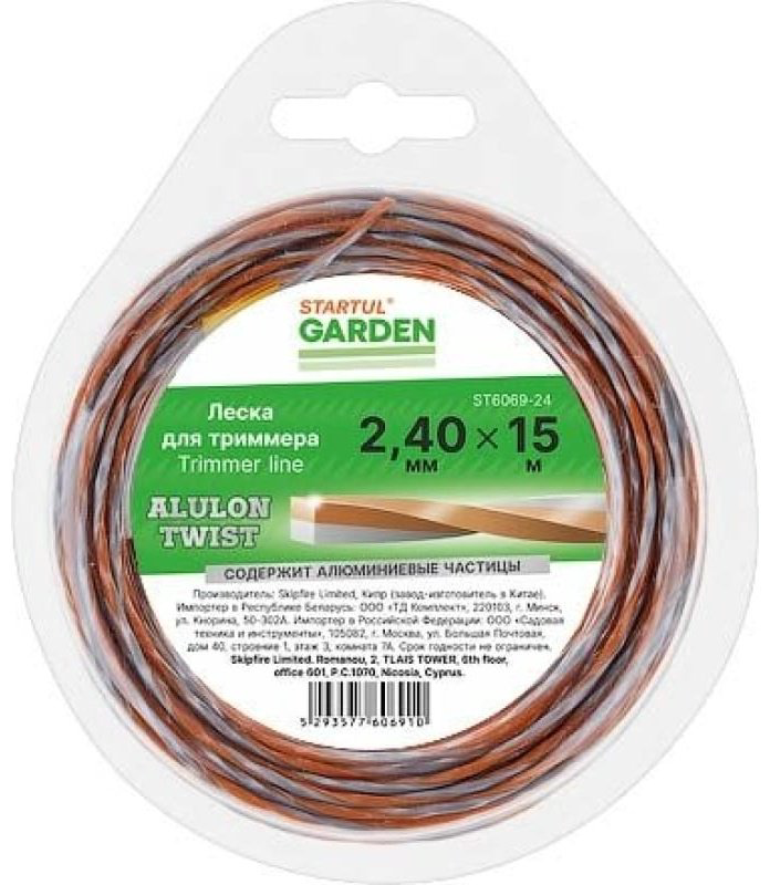 Startul леска Сечение витой квадрат ALULON TWIST GARDEN (ST6069-24) 1 шт купить,NaN