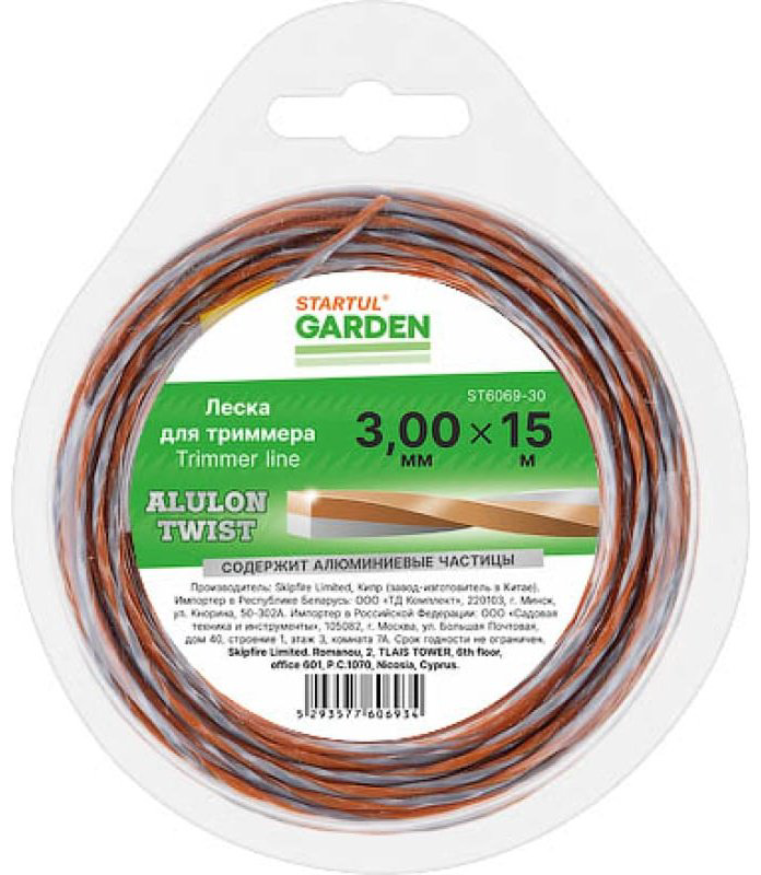 Startul леска Сечение витой квадрат ALULON TWIST GARDEN (ST6069-30) 1 шт купить,NaN