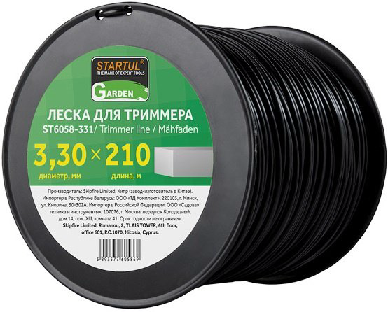 Startul леска Сечение квадрат GARDEN (ST6058-331) 1 шт купить,NaN