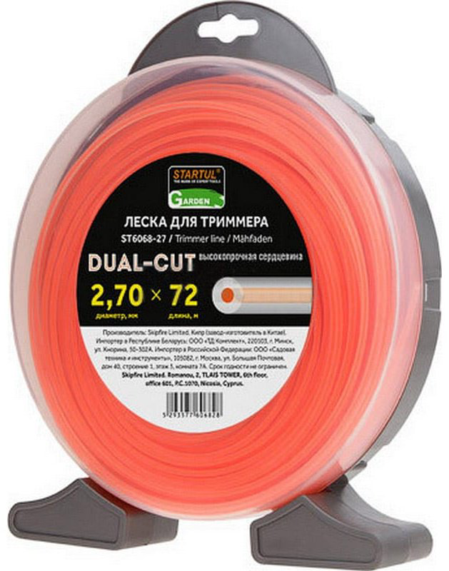 Startul леска сечение круглое DUAL-CUT GARDEN (ST6068-27) 1 шт купить,NaN