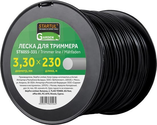 Startul леска сечение круглое GARDEN (ST6055-331) 1 шт