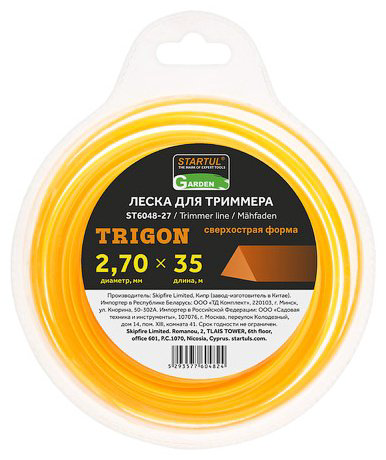 Startul леска Сечение треугольное GARDEN (ST6048-27) 1 шт купить,NaN