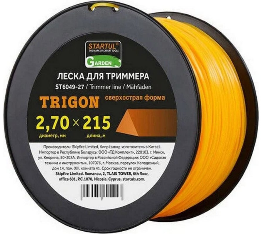Startul леска сечение треугольное GARDEN (ST6049-27) 1 шт