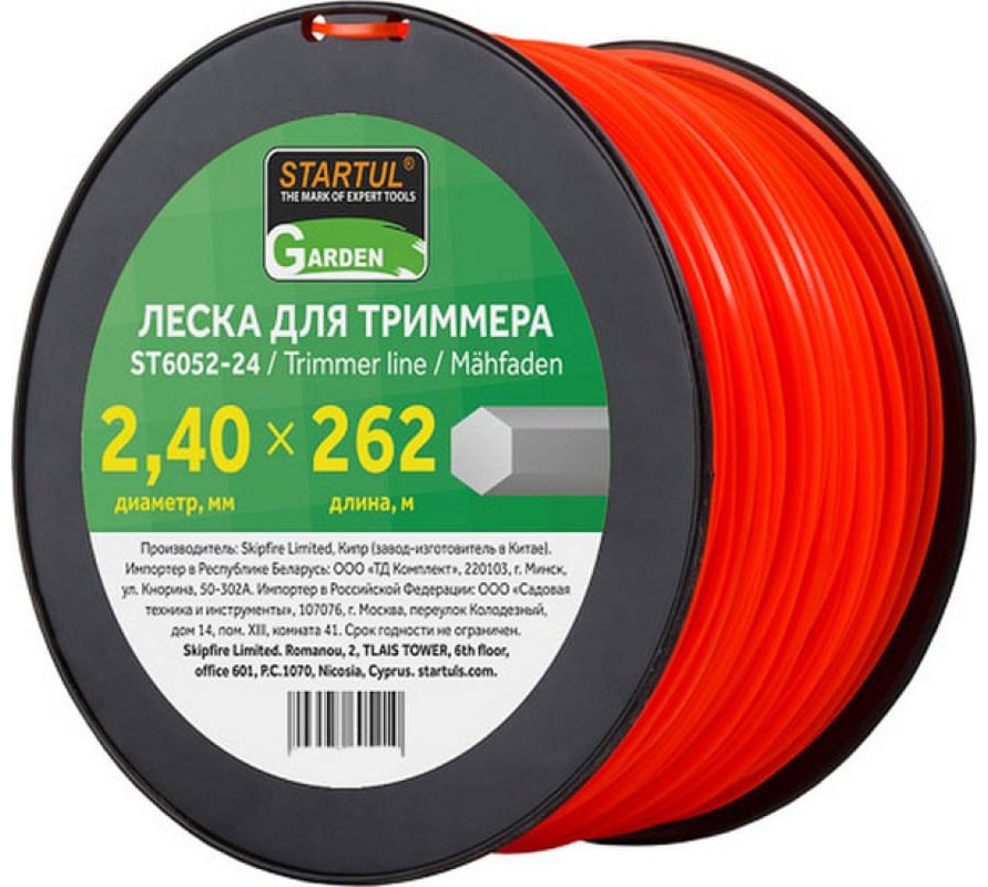 Startul леска сечение шестигранное GARDEN (ST6052-24) 1 шт