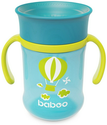 Baboo поильник-непроливайка, 300 мл, пластик, Transport 360