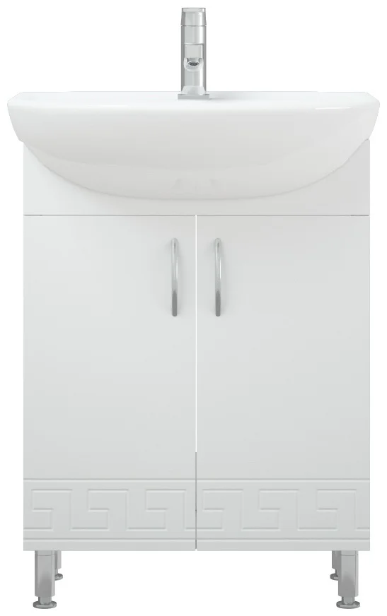 Тумба с умывальником Cetus Олимп 60 Уют 60 белый купить,NaN
