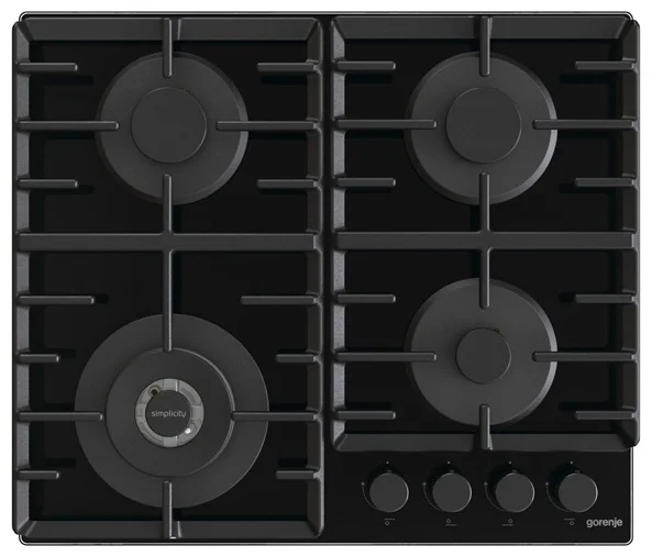 Газовая варочная поверхность Gorenje GTW 642 SYB черная