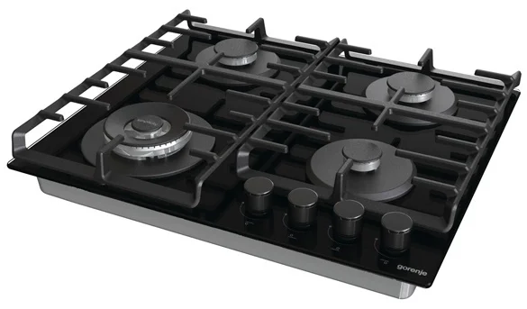 Газовая варочная поверхность Gorenje GTW 642 SYB черная