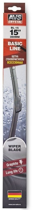 Щетка бескаркасная AVS BL-15 380 мм, 1 шт купить,NaN