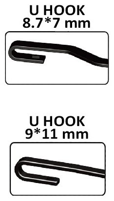 Щетка бескаркасная AVS 43159/BL-19 480 мм, 1 шт