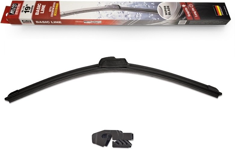 Щетка бескаркасная AVS 43159/BL-19 480 мм, 1 шт