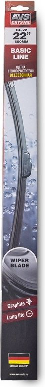 Щетка бескаркасная AVS 43162/BL-22 550 мм, 1 шт купить,NaN