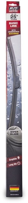 Щетка бескаркасная AVS BL-25 630 мм, 1 шт купить,NaN