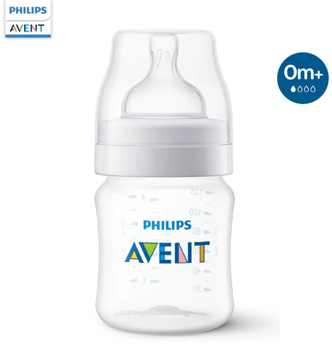 Бутылочка Philips Avent SCY100/01 125 мл прозрачный купить,NaN