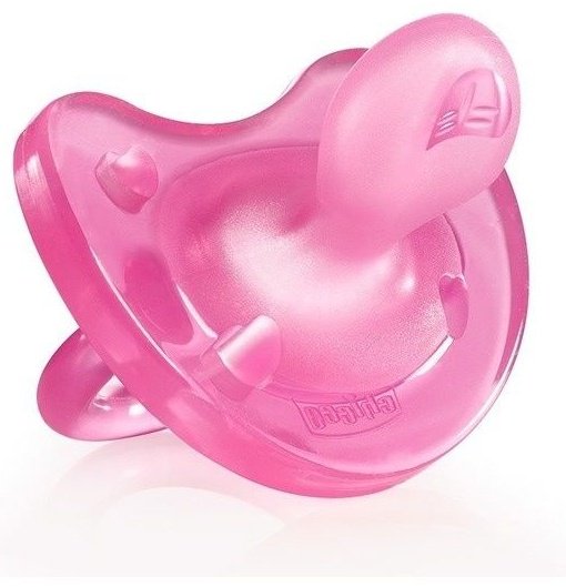 Пустышка Chicco Physio Soft, 1 шт, розовый