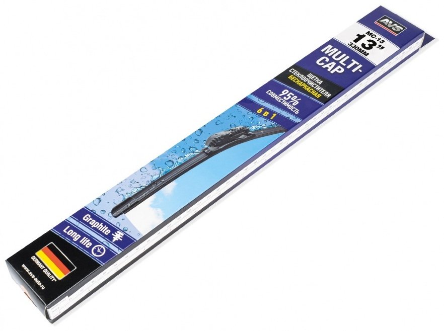 Щетка бескаркасная AVS 80471 380 мм, 1 шт купить,NaN