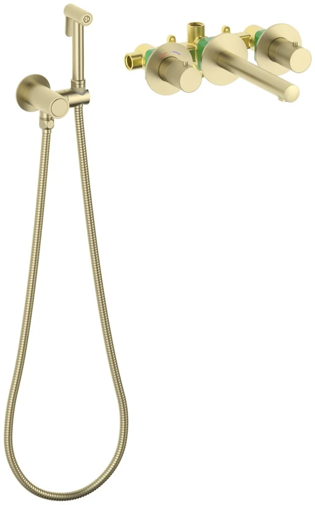 Гигиенический душ Timo Saona 2383/17SM золото матовое купить,NaN