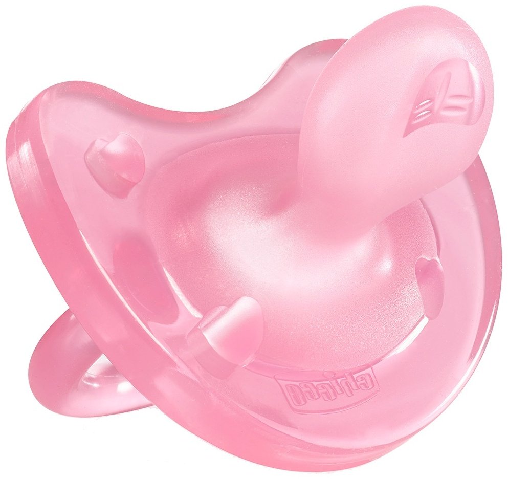 Пустышка Chicco Physio Soft, 1 шт, розовый